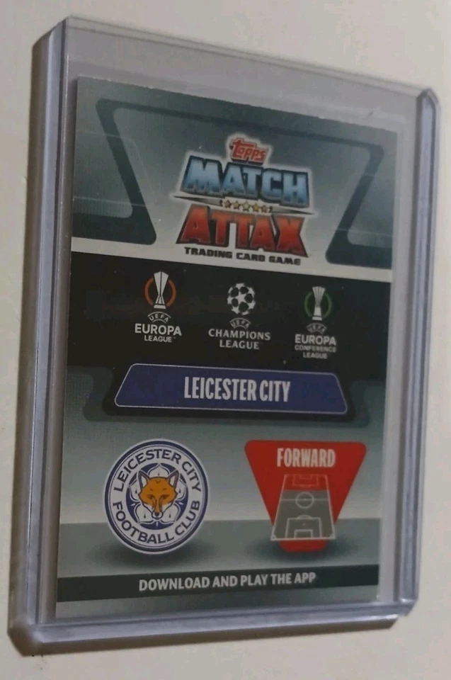 2021 Topps Match Attax Extra UEFA Hat Trick Hero Patson Daka - Image 2 of 2