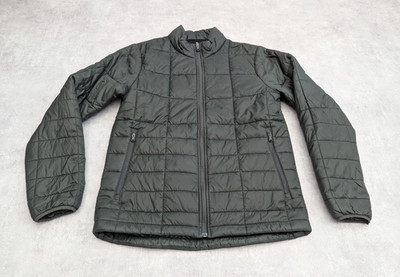 Under Armour Jacke Herren S Khaki ColdGear gesteppt isoliert Infrarot Wandern Reißverschluss