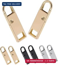 Zipper Pull Replacement Metal Zipper Handle Mend Tab Repair 6 PCS 
