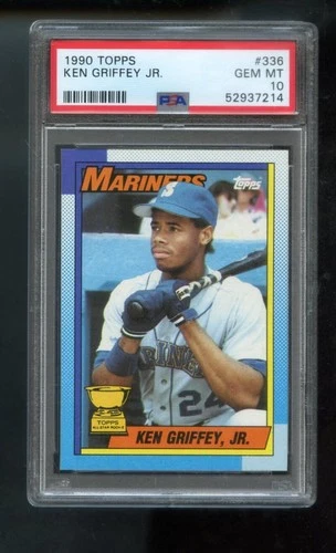 1990 Topps #336 Ken Griffey Jr. All-Star Rookie PSA 10 Graded Baseball Card MLB