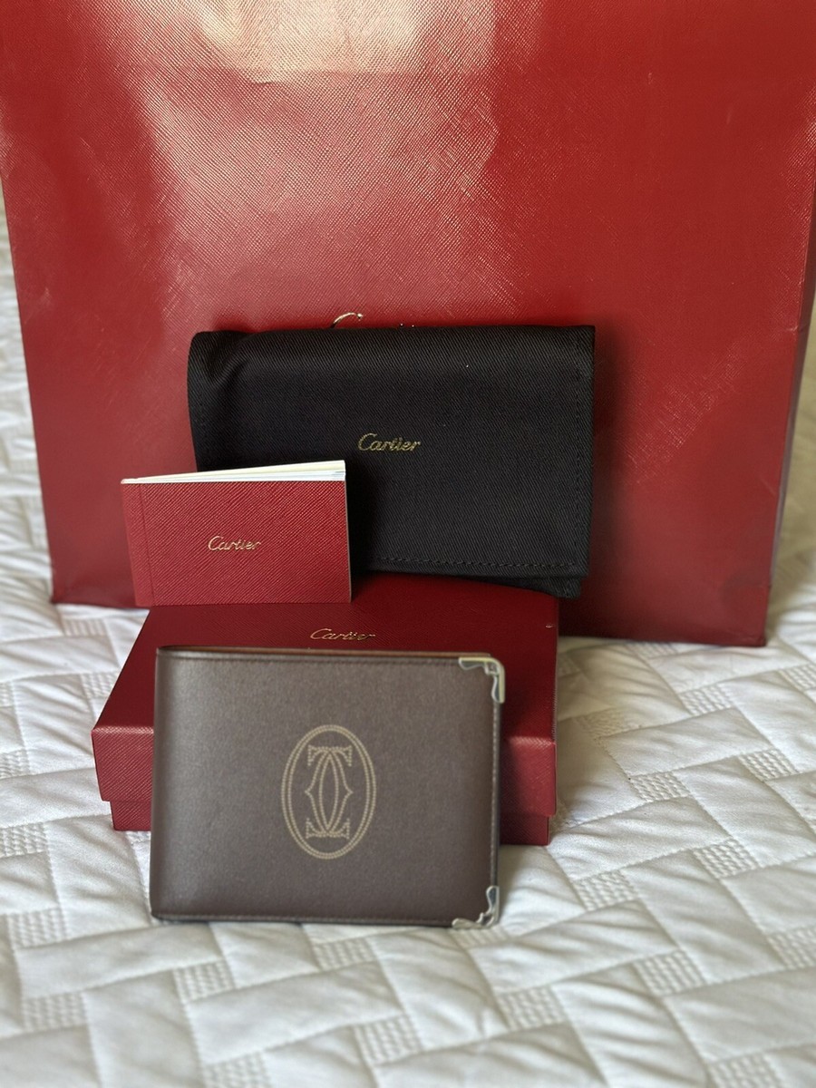 Authentic CARTIER SIX-CREDIT CARD COMPACT WALLET, MUST DE Authentic CARTIER SIX-CREDIT CARD COMPACT WALLET, MUST DE