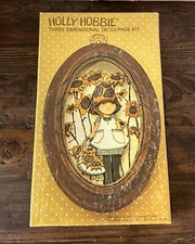 Vintage Holly Hobby Three Dimensional Decoupage Kit Picture 3D Craft 1972 DIY