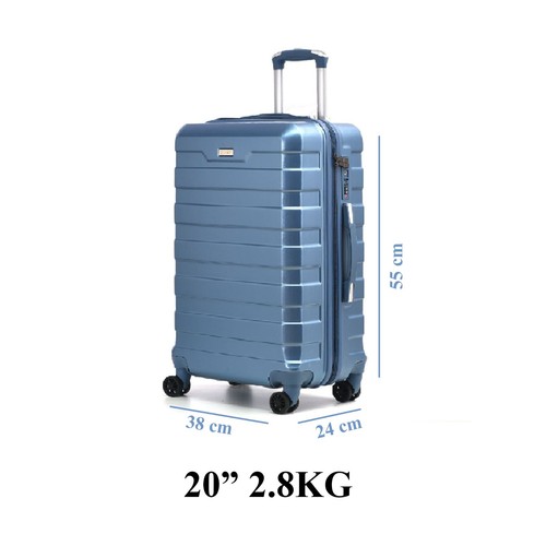 Hard Shell Cabin Lightweight 20'' Suitcase Luggage Trolley 4 Wheels TSA Lock - Picture 55 of 102