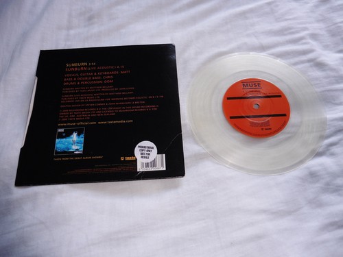 MUSE SUNBURN LIMITED EDITION 7" VINYL PROMO VERY GOOD CONDITION! - Picture 2 of 2