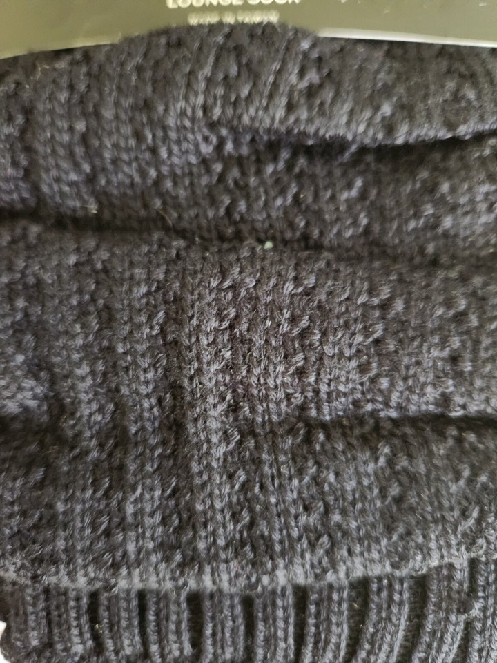 Lauren Ralph Lauren Women’s Slouch Lounge Socks Black 911 Shoes Size 4