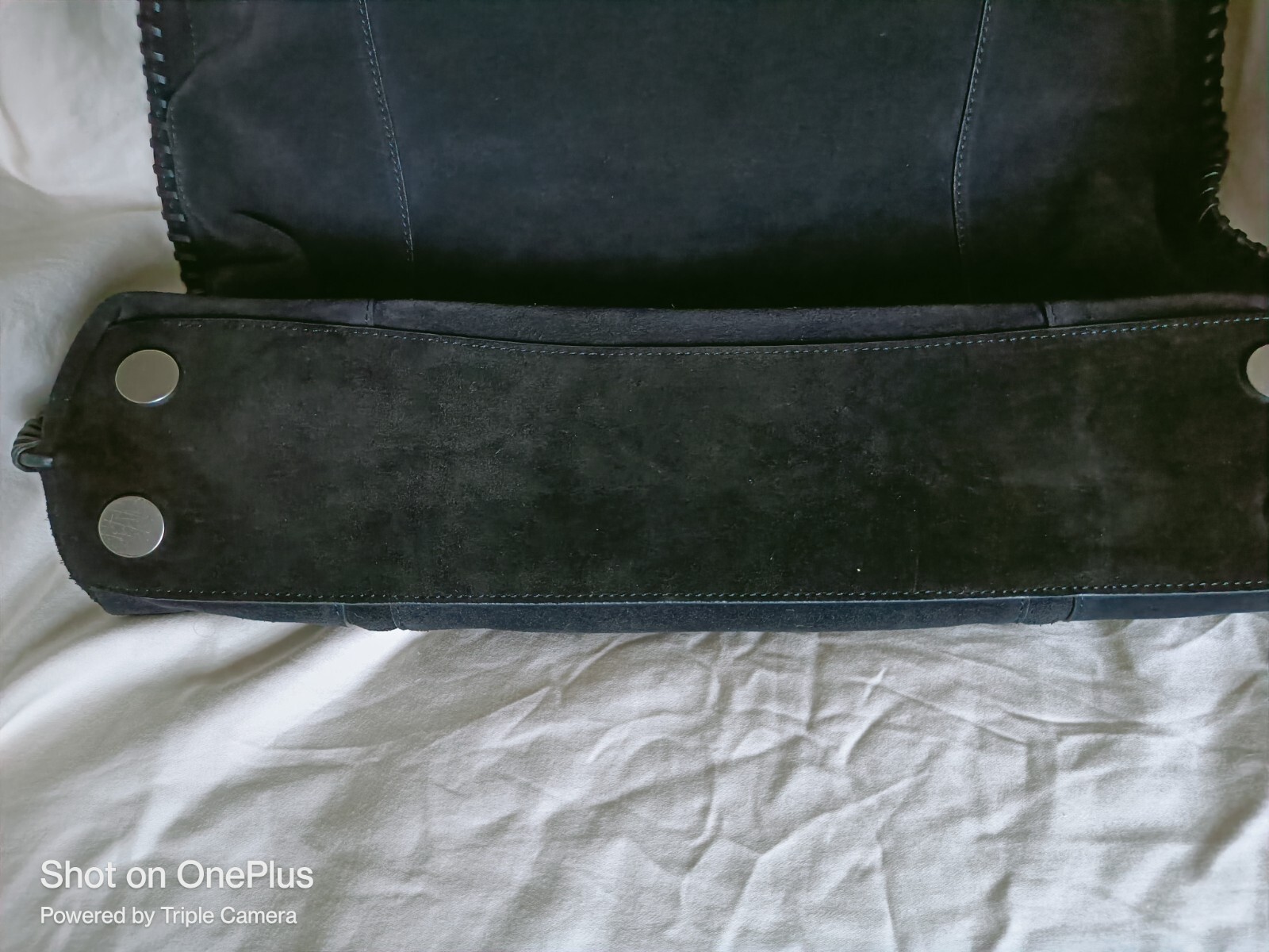 handbags all saints tote bag navy blue rare image 4