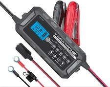 BC61210ARC 10A 12V and 6V Smart Battery Charger Trickle Tender AGM LITHIUM WET