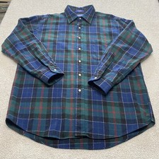 Vintage Pendleton 100% Virgin Wool Macphedren Tartan Plaid Mens Large USA Made