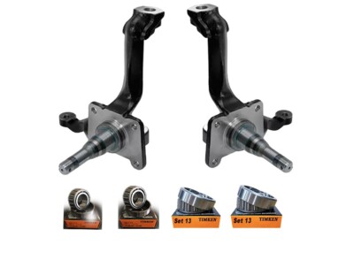1964-66 Mustang Front Power Disc Brake Kit - Big Bearing Spindles