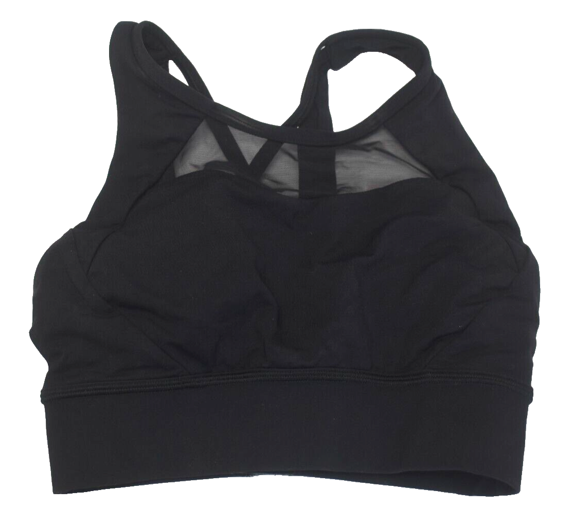 Lululemon Womens Athletic Hook & Clasp Back Racerback Black Sports