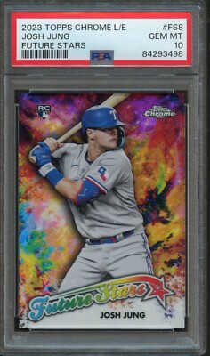 BB - 2023 Topps Chrome L/E - Future Stars - #FS8 - Josh Jung - PSA 