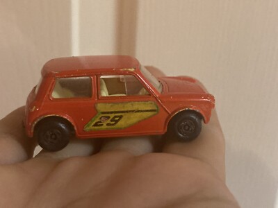 Matchbox Superfast 1970 Orange Red Racing Mini No 29 | eBay