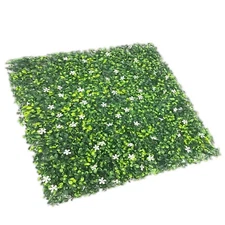 20"x20" Artificial Faux Leave Jasmine Fence Screen Greenery Wall Decor Panel