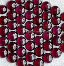 AAA  Round Natural Garnet Cabochon, Natural Garnet Cabochon Wholesale Gemstone
