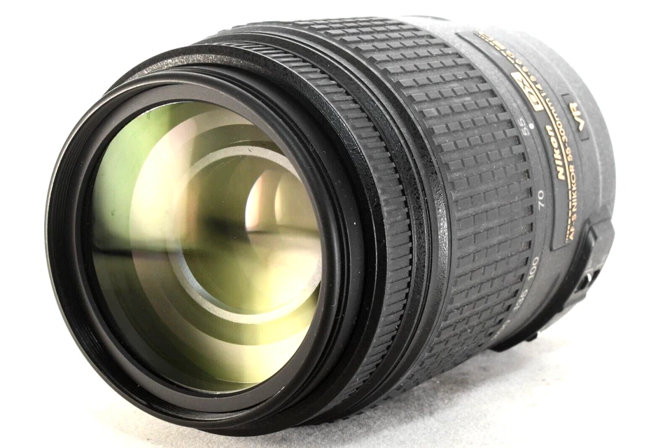 Nikon AF-S NIKKOR 55-300mm f/4.5-5.6G ED DX VR Lens w/covers - image 2 of 4