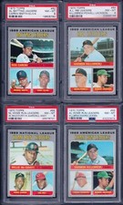 PSA 8 1970 Topps #65 1969 NL HR Leaders Willie McCovey Hank Aaron Lee May READ