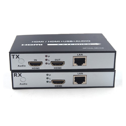 HDMI over Cat.5/6 Network Cable RJ45 Converters 100m(328ft.)Transmitter Receiver - 第 1/7 張圖片