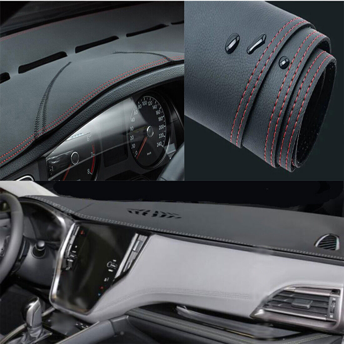 For Subaru Outback 20-25 PU Inner Non-slip Dash Board Cover Mat Dash Carpet Trim