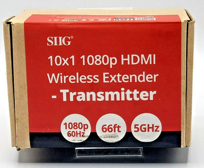 SIIG CEH24E11S1 10x1 1080p Wireless HDMI Extender - Transmitter
