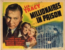 Millionaires in Prison (1940) - Lobby Card (11