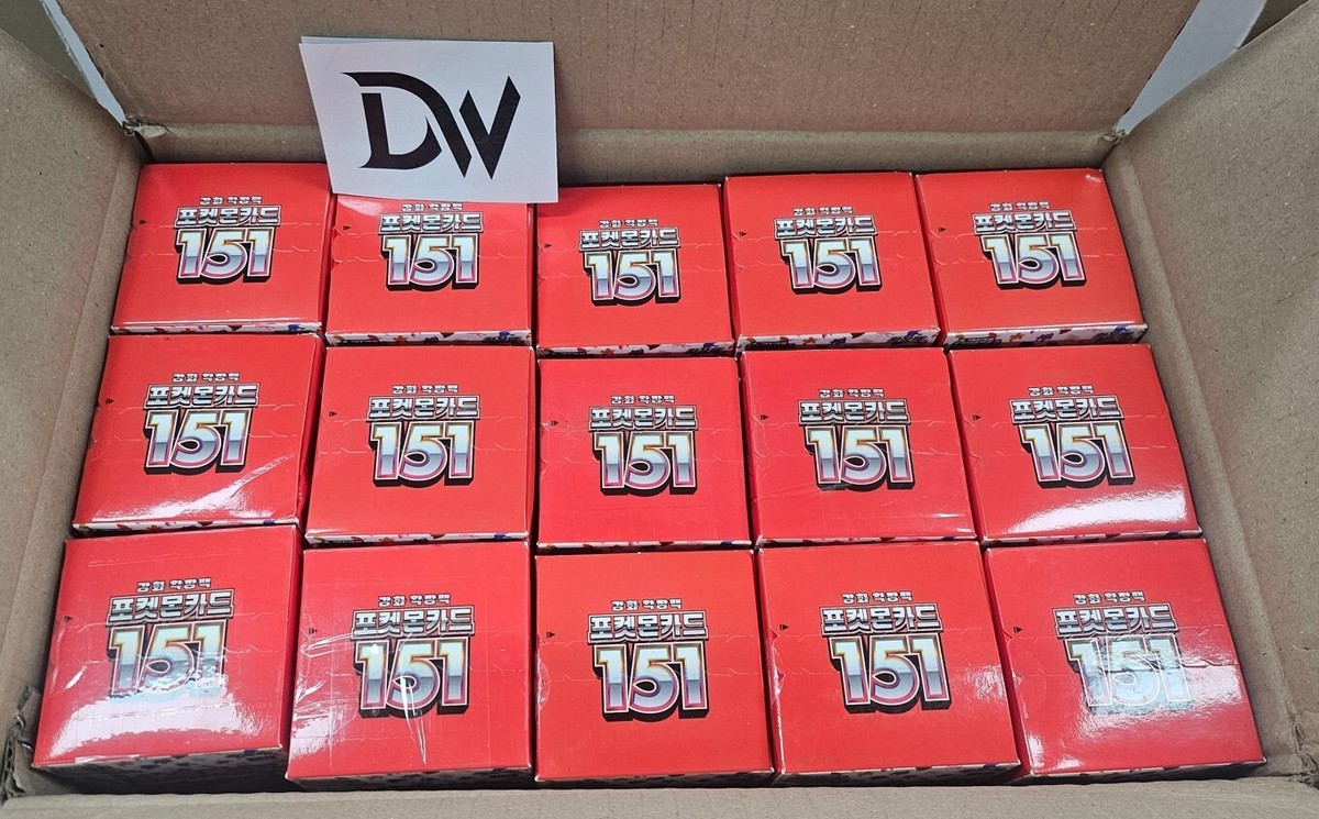 [30 Box] Pokemon Card Scarlet &Violet 151 Booster Box / Korean Ver.