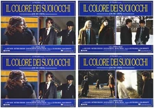 IL COLORE DEI SUOI OCCHI ANTONIO TIBALDI 1992 LOBBY CARD POSTER FOTOBUSTA 4 PZ.