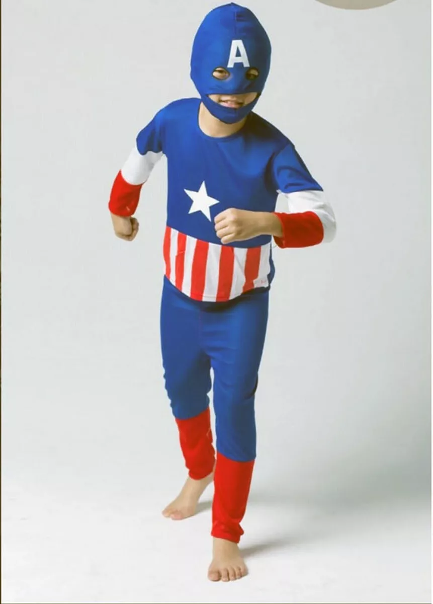 Captain america fancy dress kids sale