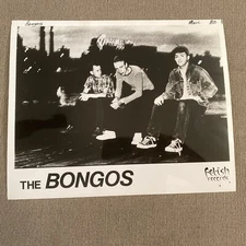 The Bongos Press Photo 8x10”. See Description.