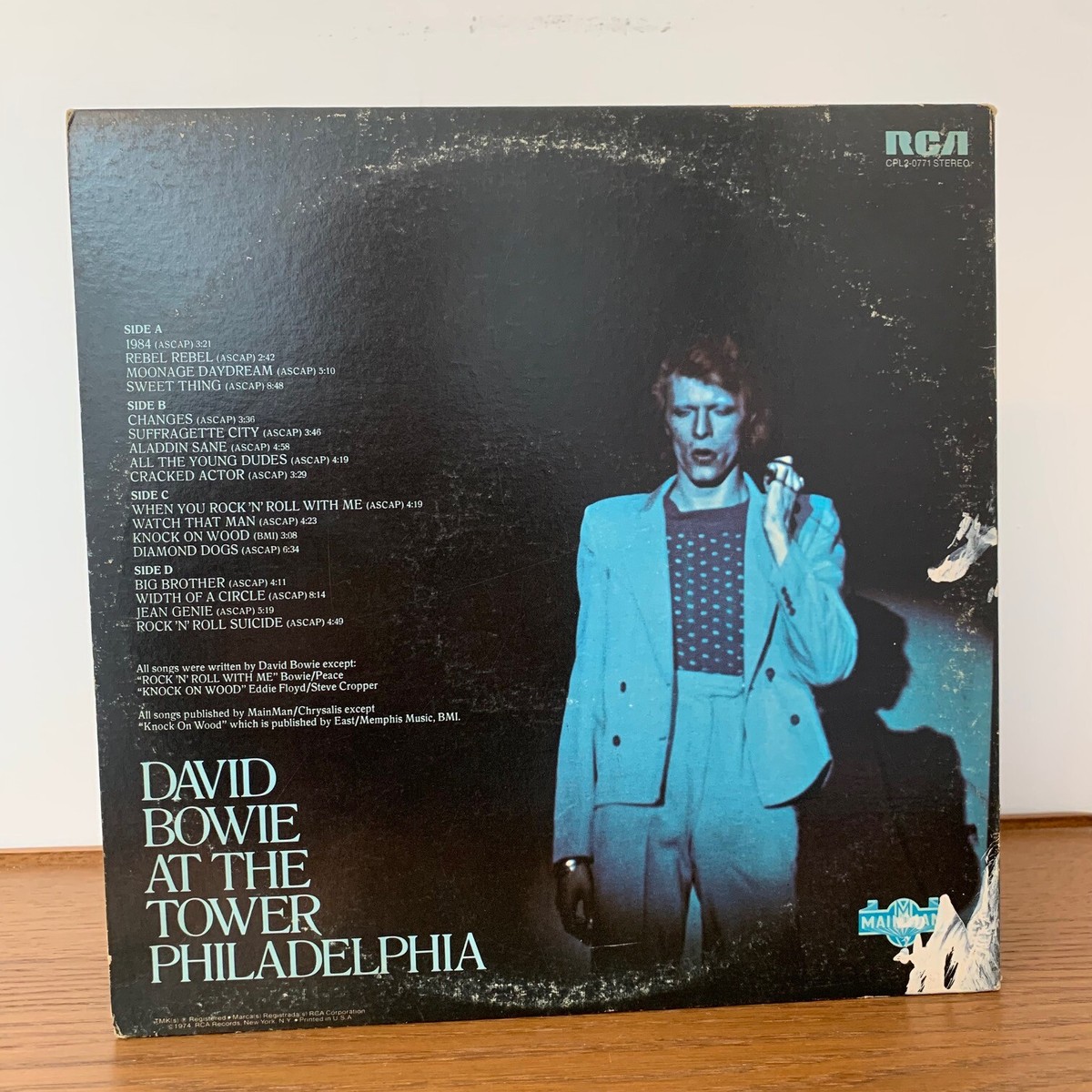 DAVID BOWIE Live 1974 x2 LP VINYL G/F Album RCA Records Classic