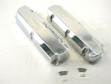 Sbf Ford 289 302 Fabricated Tall Aluminum Valve Covers No Hole E41342p