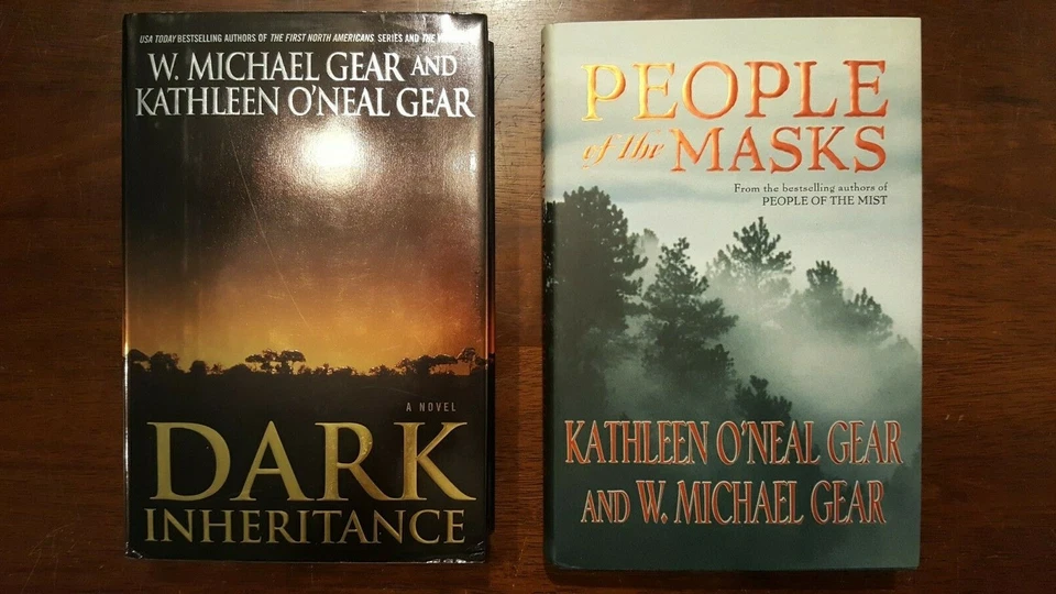 Lot of 6 by W. Michael Gear and Kathleen O'neal Gear 1st/1st HC books 1 signed! - Image 2 of 4