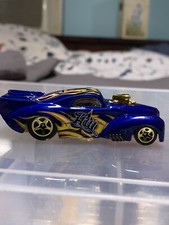 41  Willys Hotwheels Drag Race Car Blue Gold