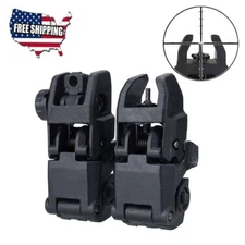 New 90 degree Flip Up Sight Front and Rear Flip Sights for hunting 20mm Rail
