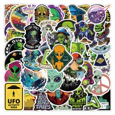 100Pcs Alien Sticker for Adults Teens Girls Scrapbooking Water Bottles