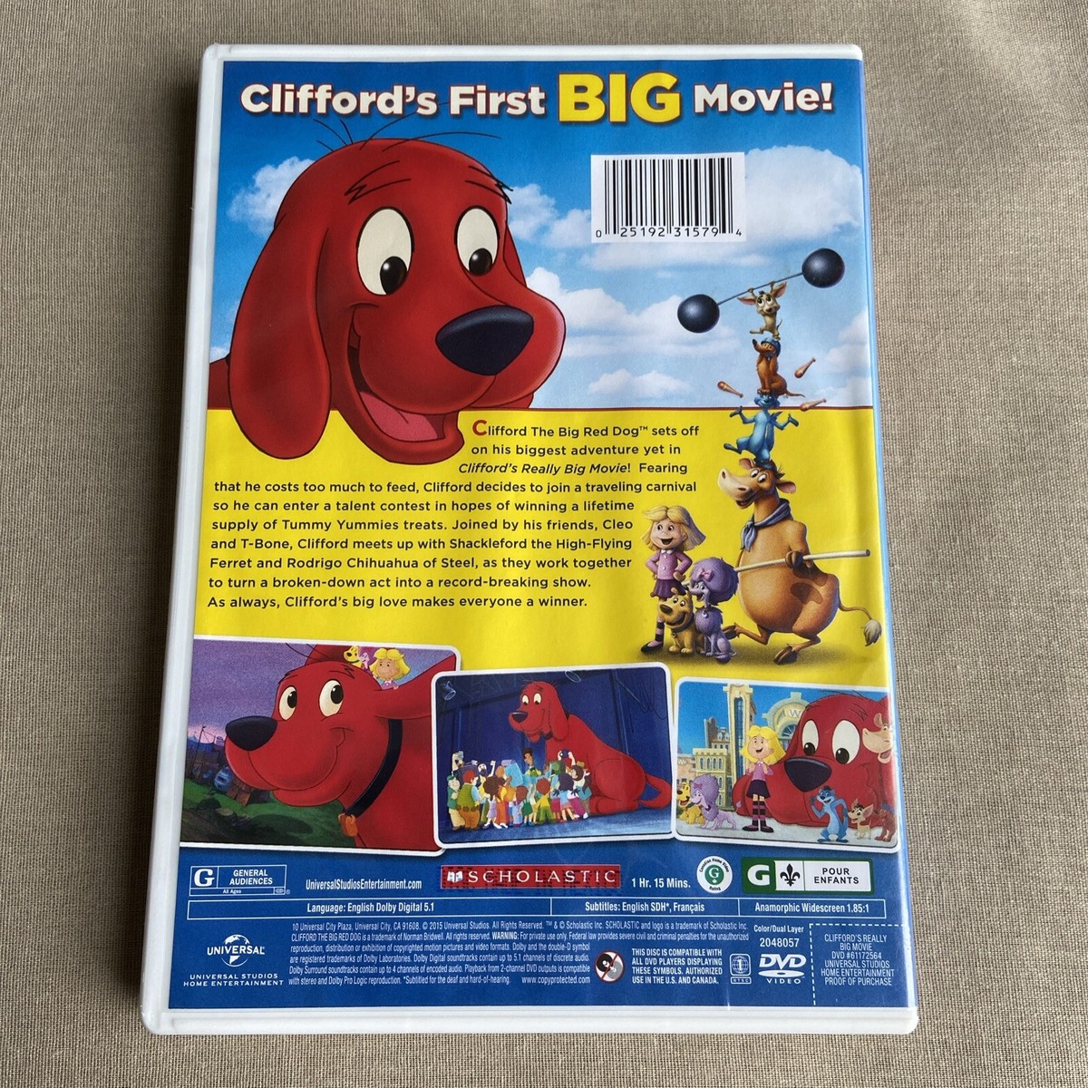 Clifford the Big Red Dog: Clifford's Really Big Movie (DVD 2004