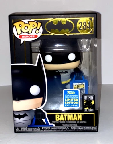 Funko POP! Heroes BATMAN with SDCC Bag #284 Summer 2019 Convention Exclusive