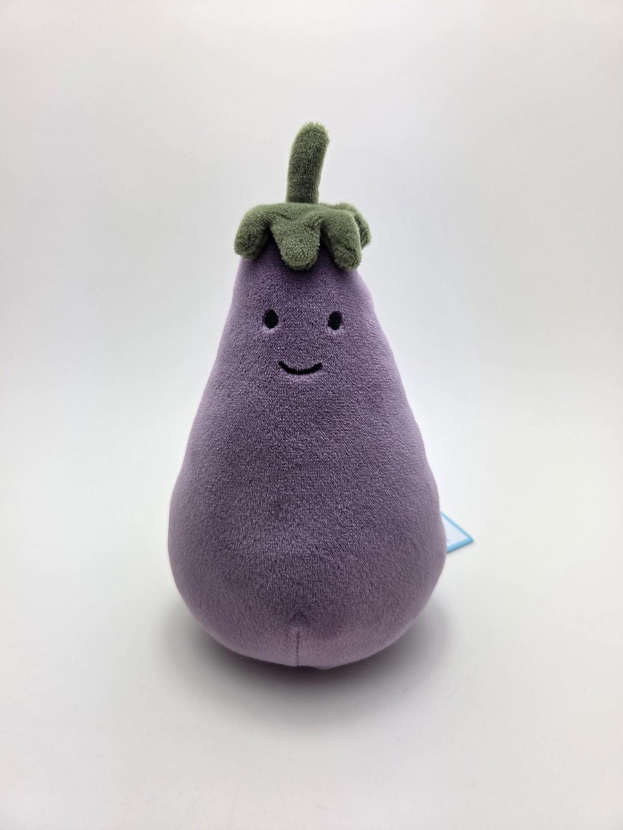 Jellycat Amuseables Aubergine Eggplant Retired - New with Tag (6