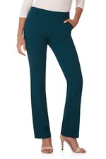 Rekucci Women's Ease into Comfort Classic Bootcut Pant w/ Tummy Control