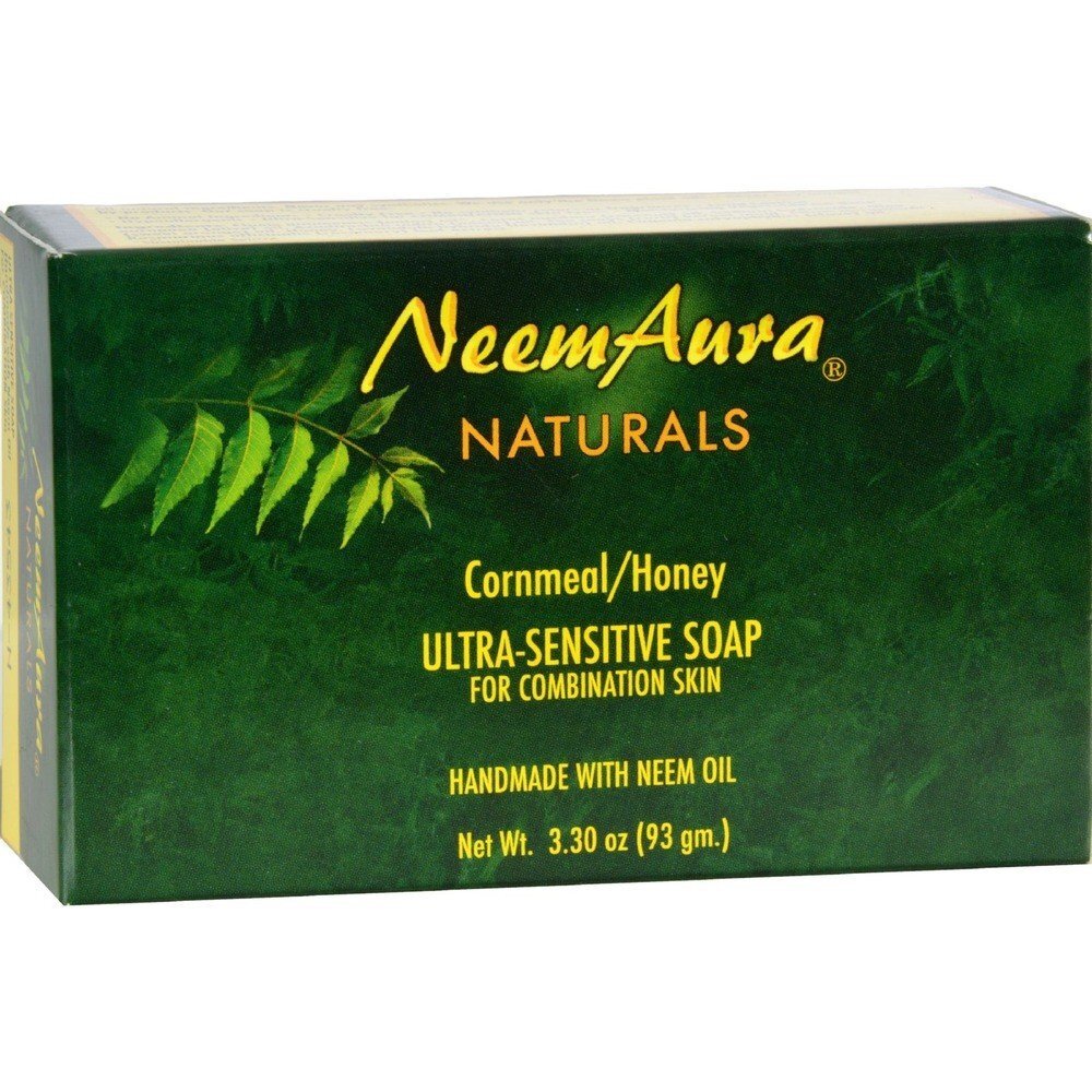 Neem Aura Neem Soap Кукурузная мука мед 375 унции Мыло 2690₽