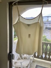 New Talbots 100 Silk Camisole Ivory Sz L