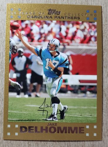 2007 Topps 52 Years Jake Delhomme /52 Carolina Panthers #8 - Picture 1 of 2