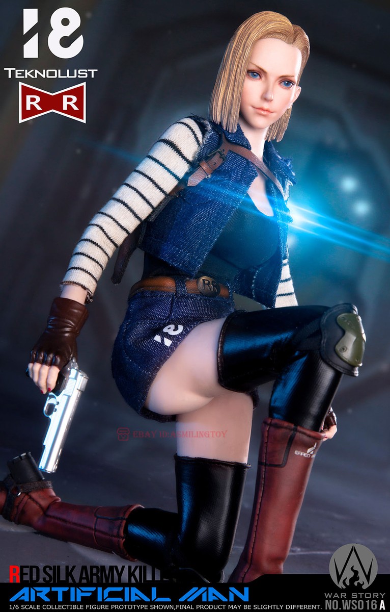 WAR STORY TOYS 1/6 WS016 A Red Silk Army Killer Android 18 Action