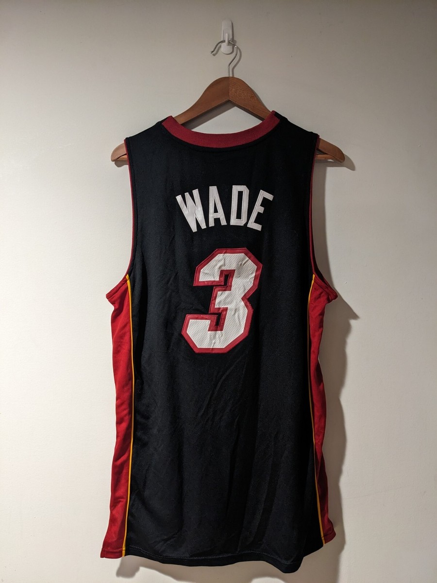 Miami Heat Dwyane Wade Black Small Basketball Jersey