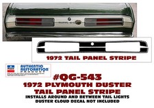 Qg-543 1972 Plymouth Duster - Tail Panel Stripe Kit