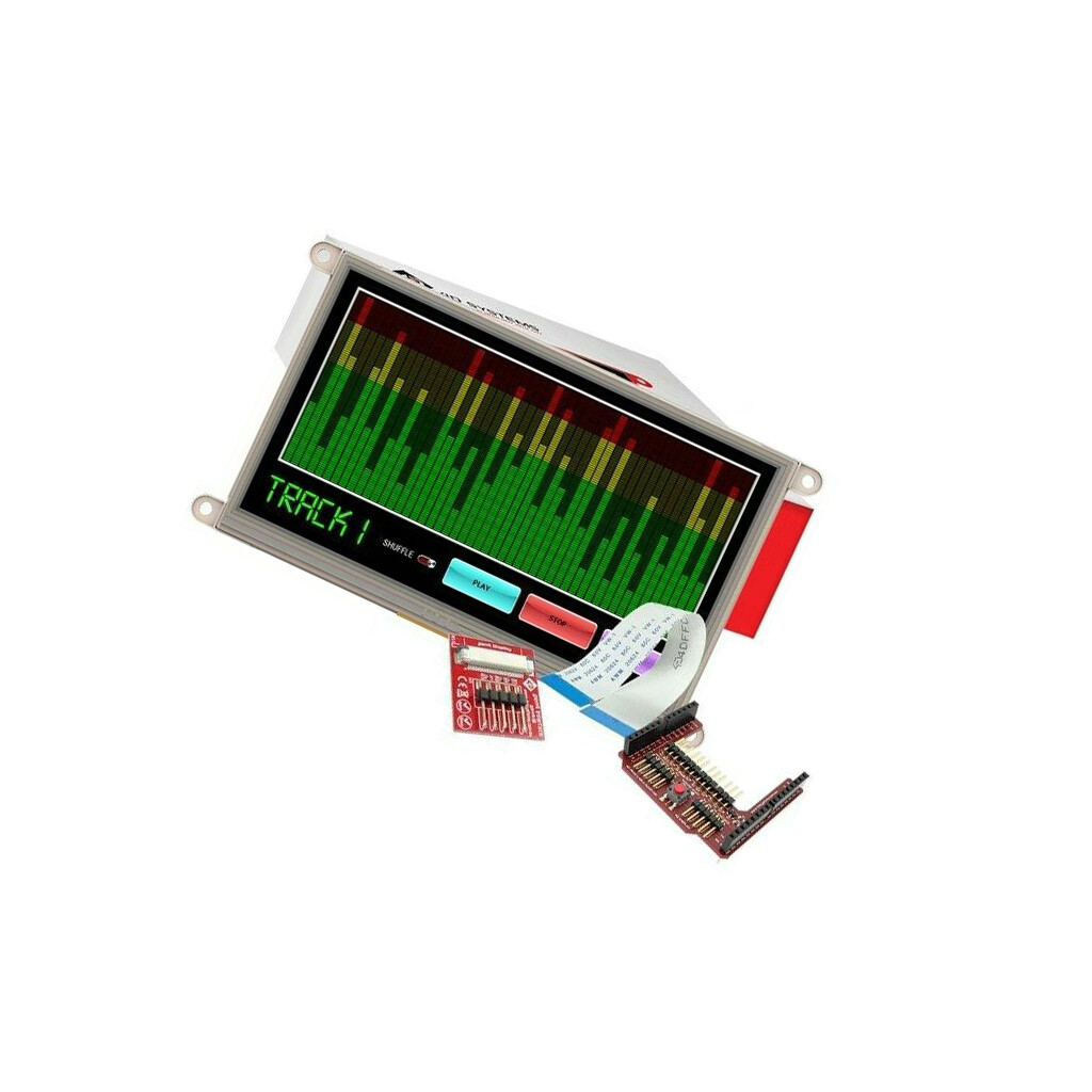 Display GEN4-ULCD-70D-AR: TFT 7" 800x480 Dimensioni display: 154,08x85,92mm 6...