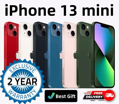 ✓New Sealed Apple iPhone 13 MINI 5G A2481 128/256GB Fully