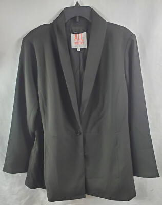 All Worthy Hunter McGrady Women's Shawl Collar One Button