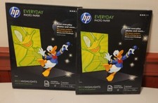 HP Everyday Glossy Photo Paper 8-1/2" x 11" 50 - Lot of 2
