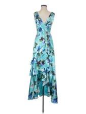 NWT Eliza J Women Blue Cocktail Dress 4
