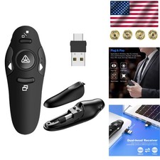 Plug Play Wireless Presenter Remote - Perfect for Keynote and PowerPoint